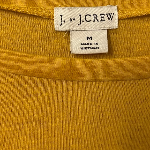 5/$20 J. by J.Crew Mustard Short Sleeve Tee - Picture 8 of 8